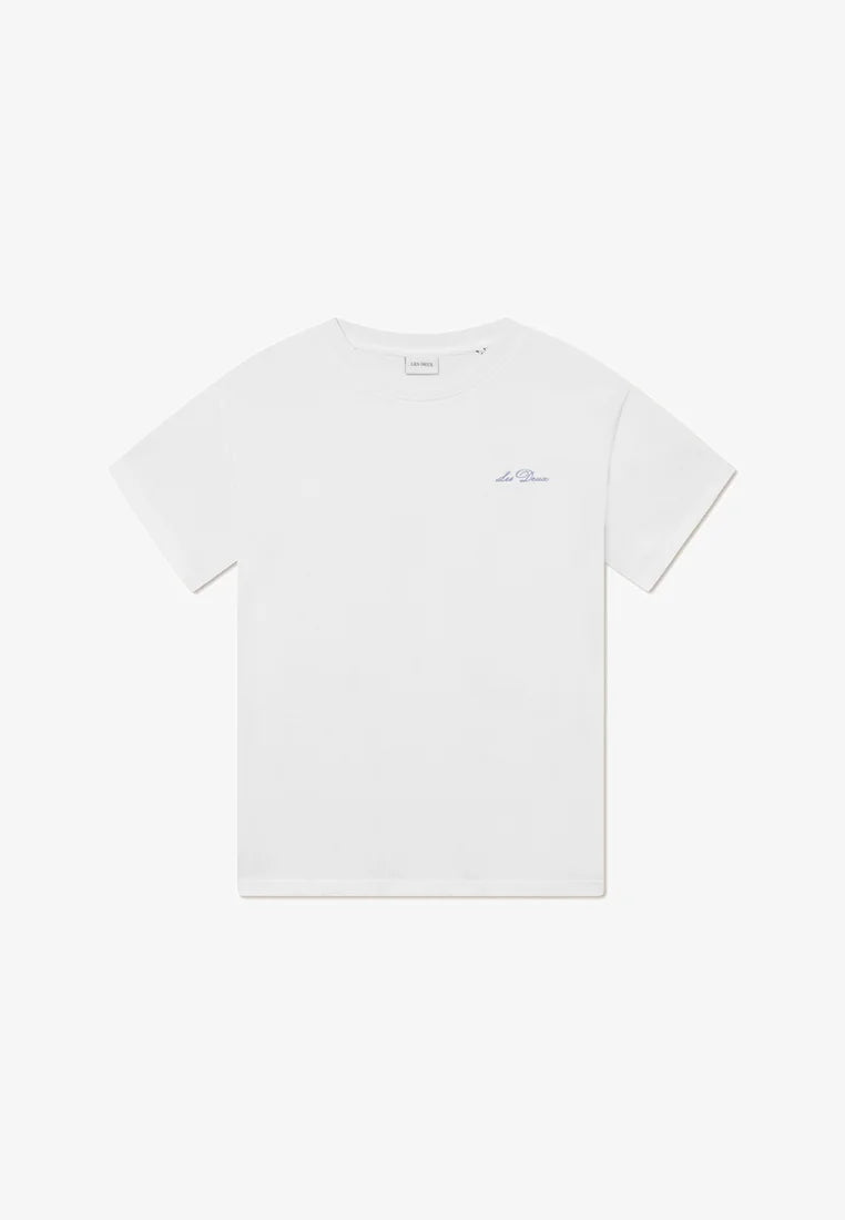 Crew T-shirtl White/Xenon Blue