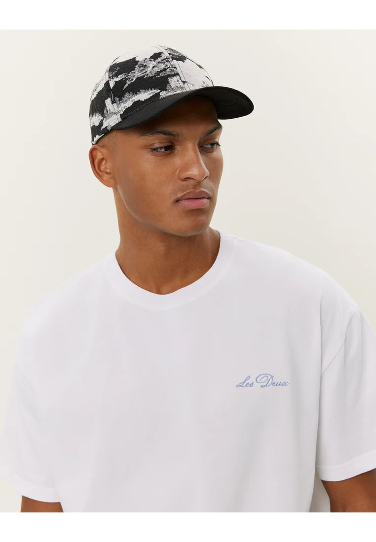 Crew T-shirtl White/Xenon Blue