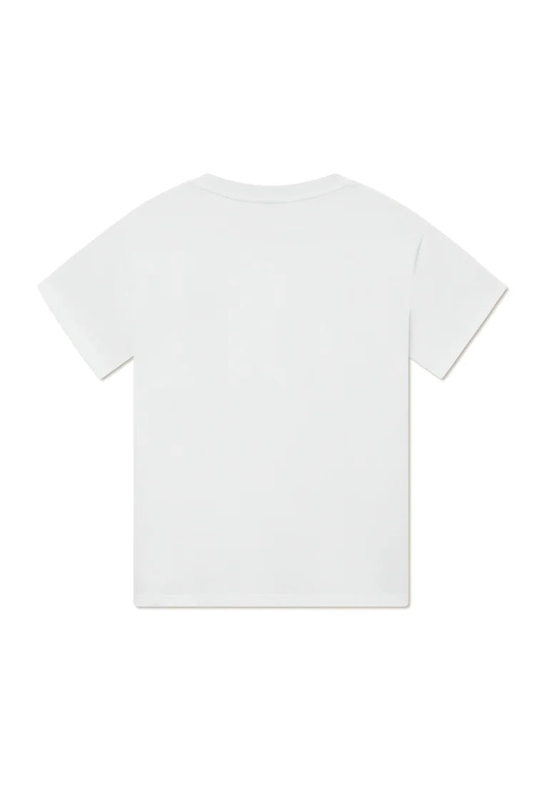 Crew T-shirtl White/Xenon Blue