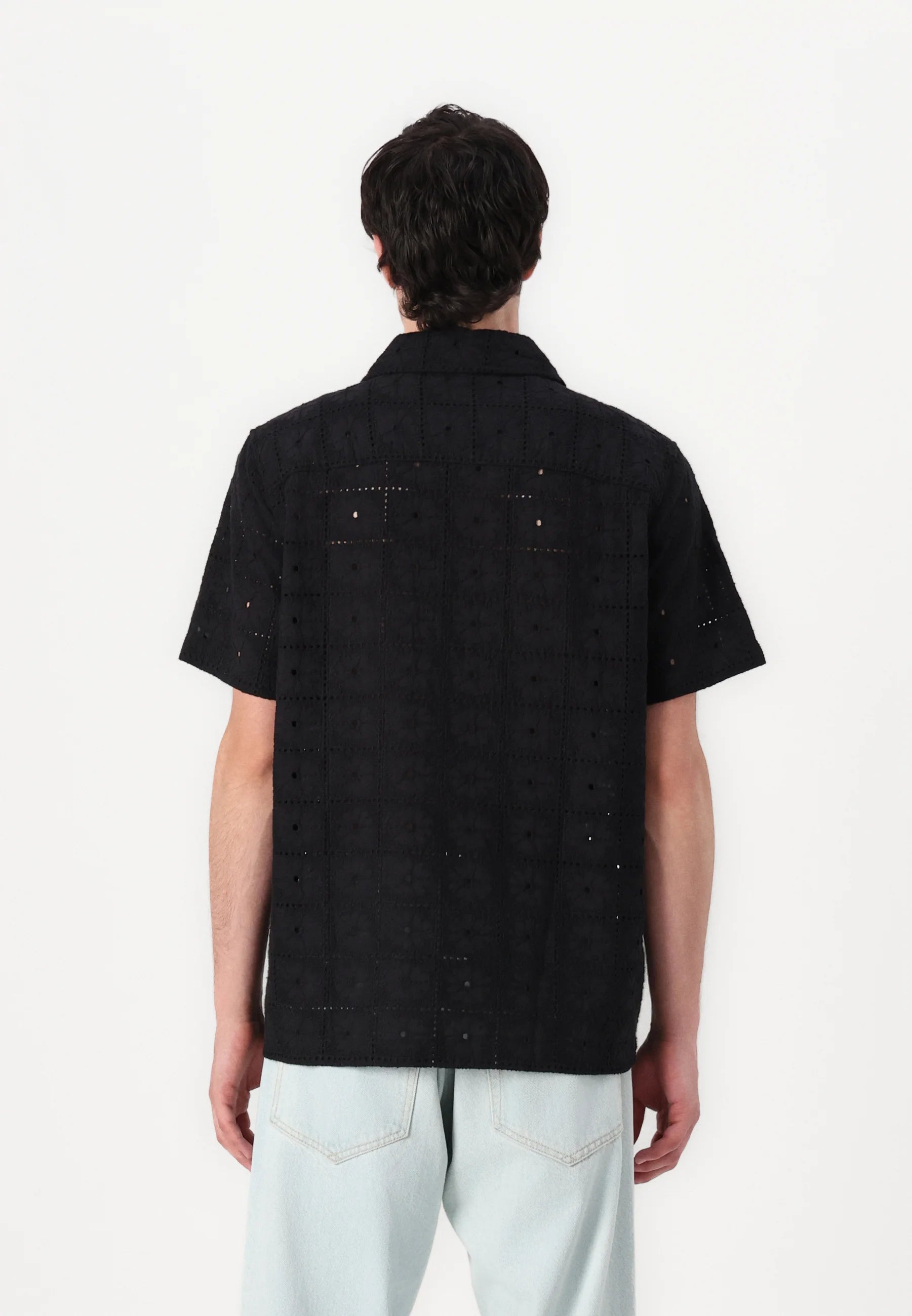 Hector Anglaise SS shirt Black/black