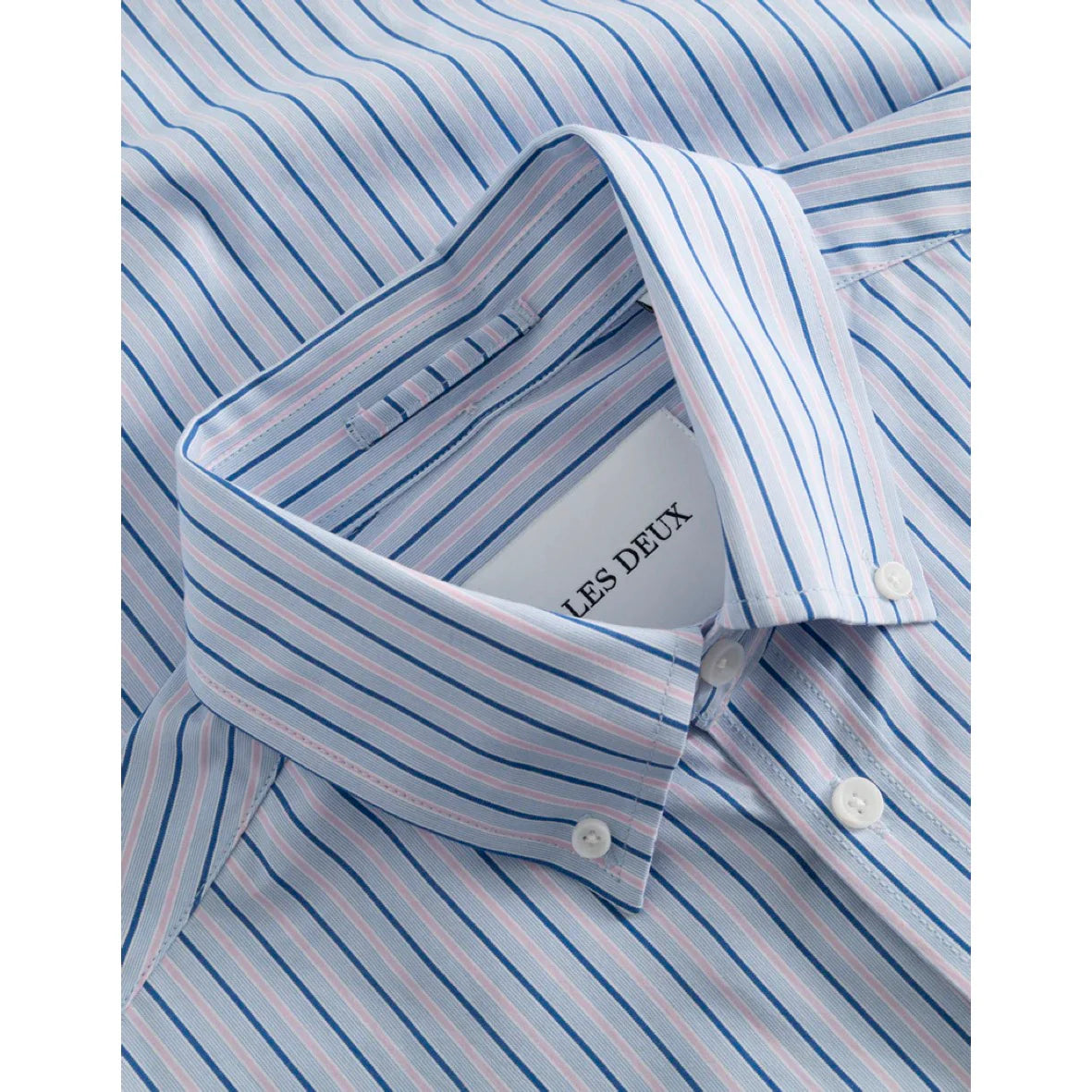 Kent Striped Peached Poplin Shirt