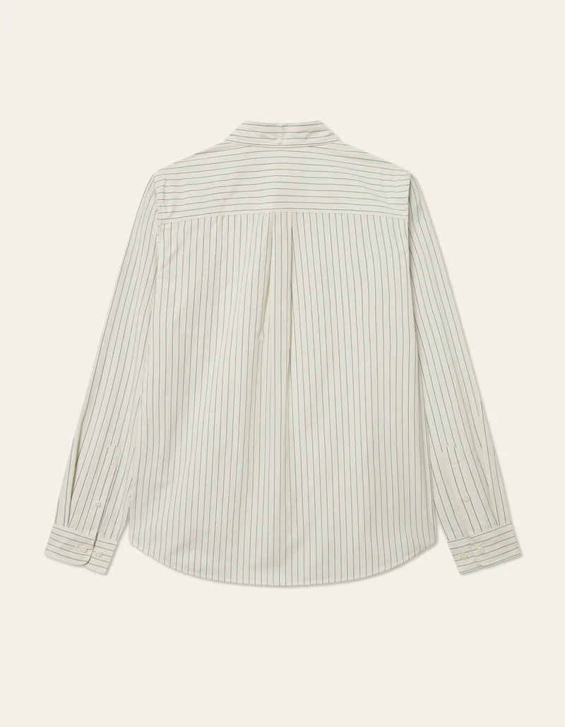 Kent Poplin Shirt White/Black