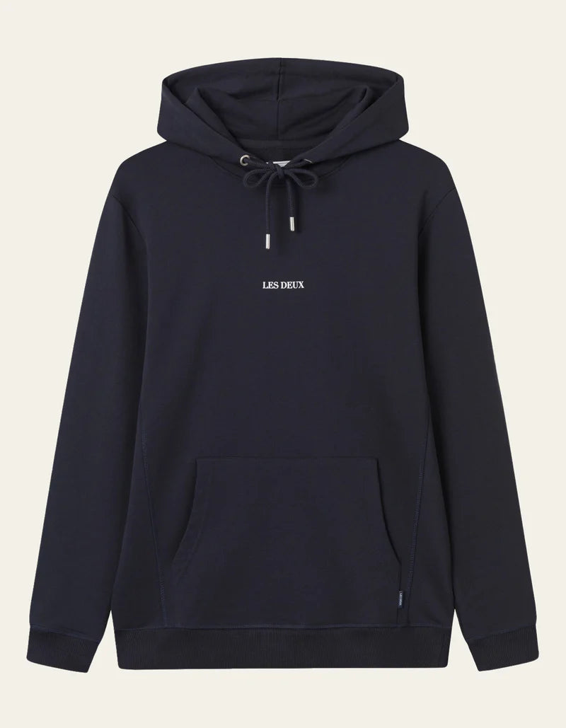 Lens Hoodie Dark Navy/white