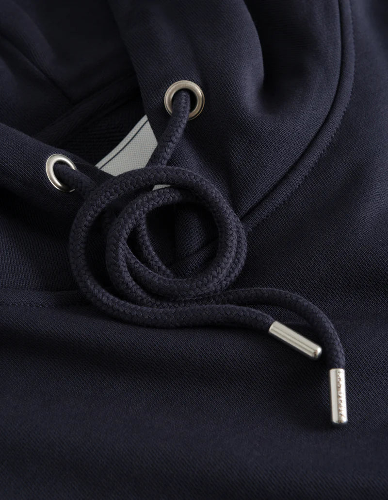 Lens Hoodie Dark Navy/white