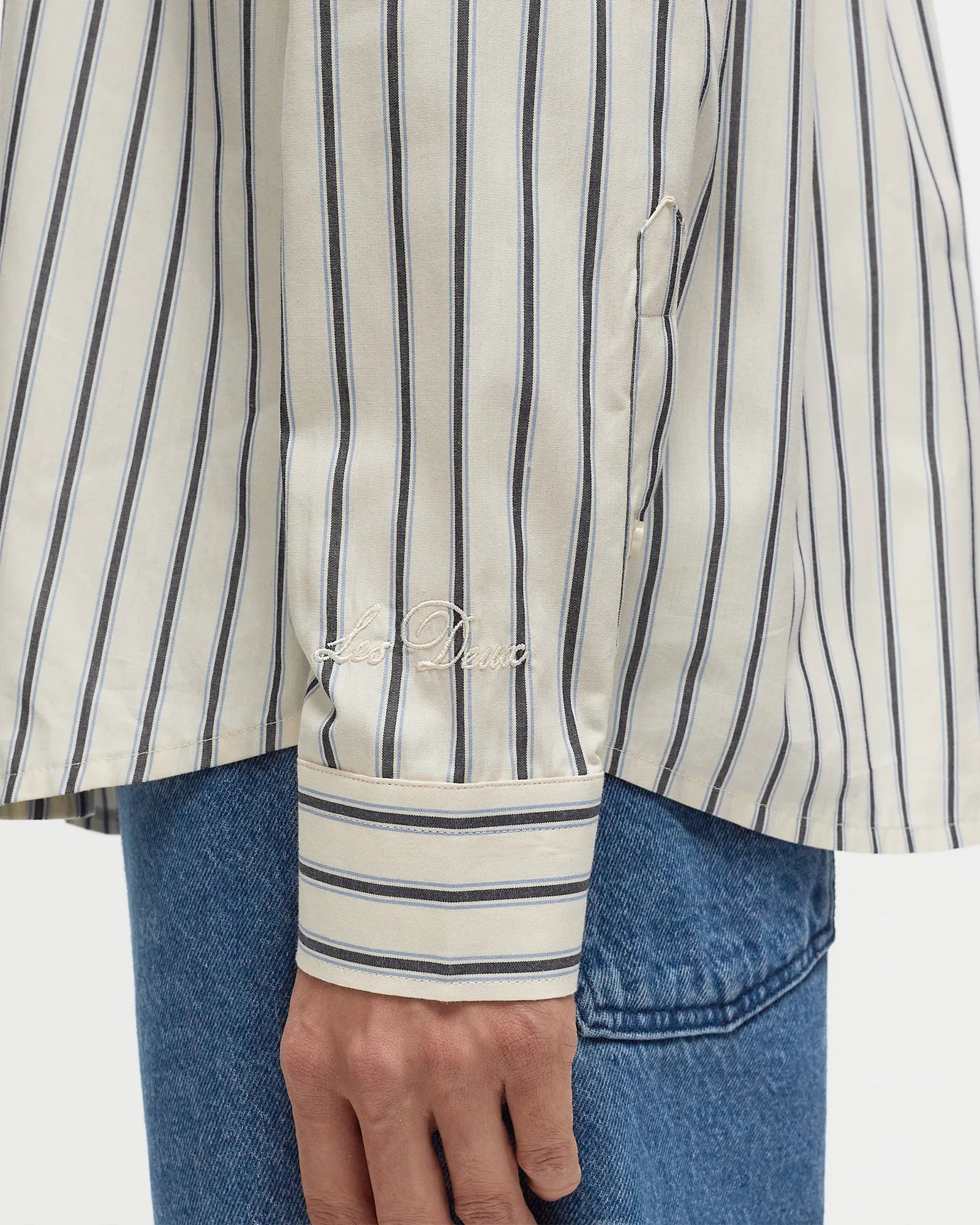 Yale Striped Poplin Shirt