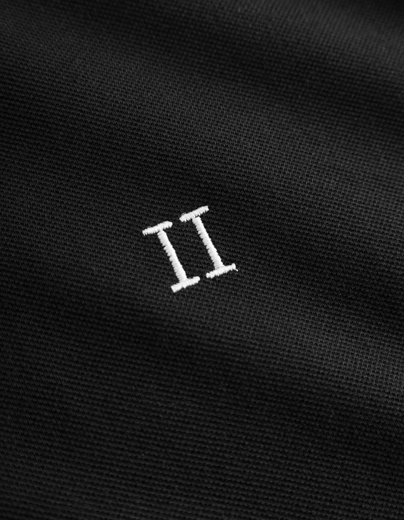 Pique t-shirt Black/white