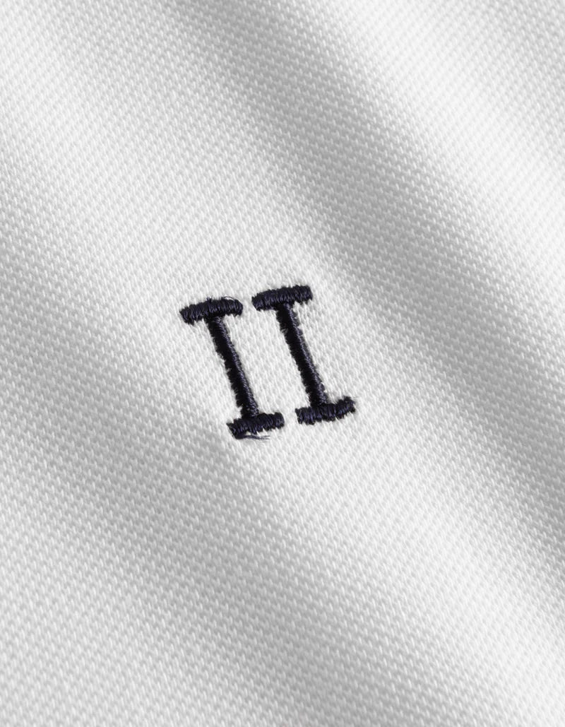 Pique t-shirt White/black