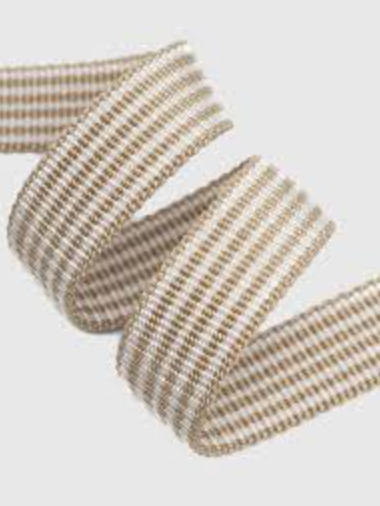 Manica Belt Beige Stripe