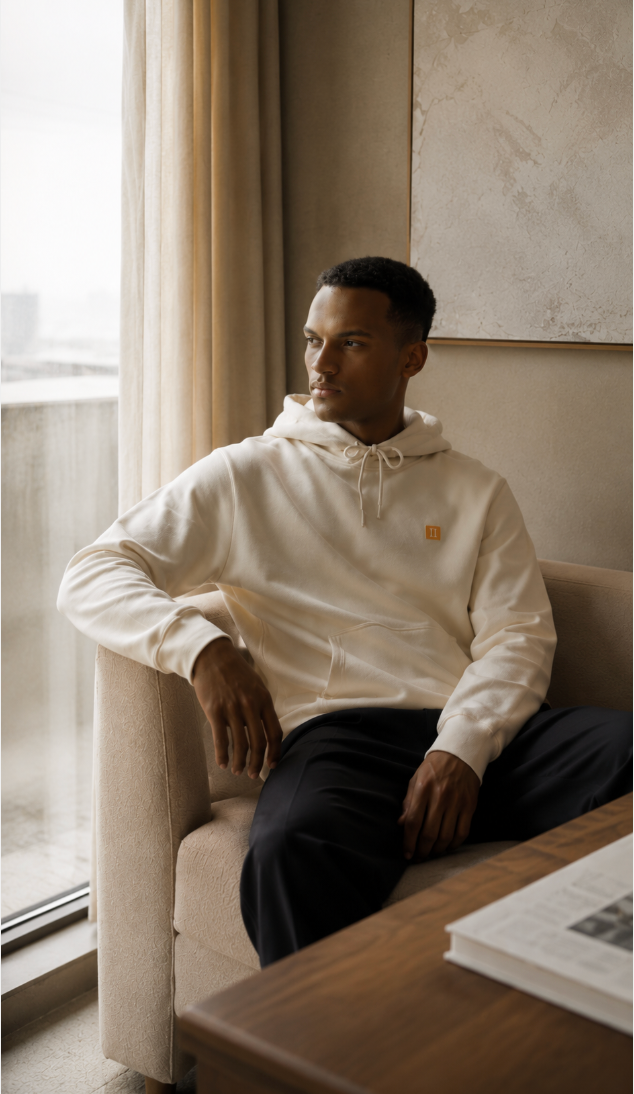 Les Deux Piece Hoodie – Ivory
