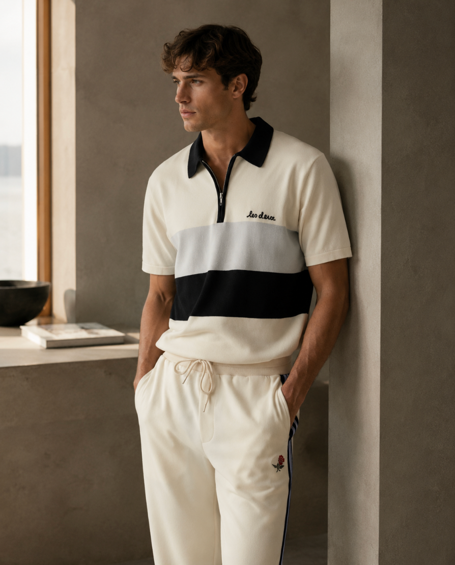 Les Deux Raul Knitted Polo
