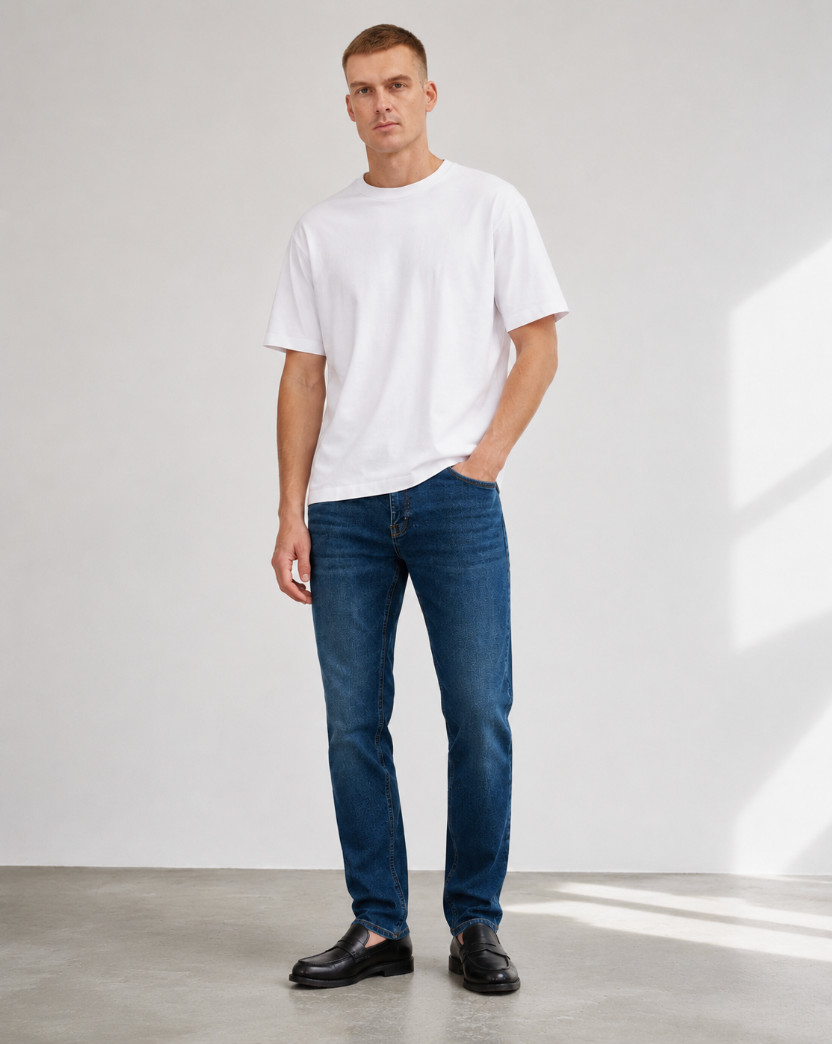 Gabba Marc K4486 Jeans – Mid Blue Denim