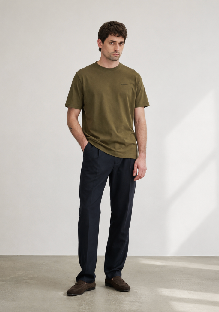 Gabba Dune Logo T-Shirt – Olive Green