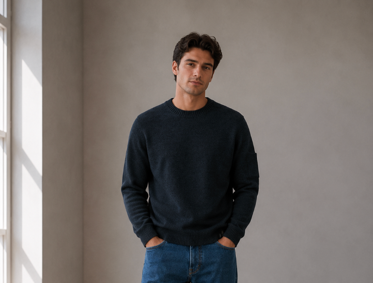 Gabba Luca Knit – Navy